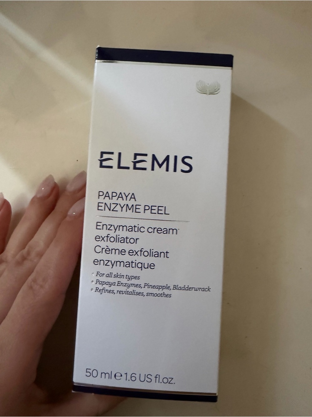 ELEMIS Papaya Enzyme Peel - White and Navy Accents